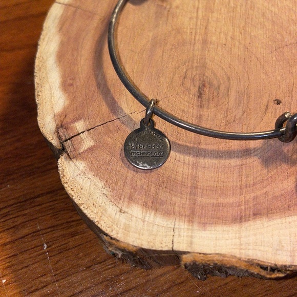 Alex and Ani Bracelet Cursive Letter T - Picture 2 of 6